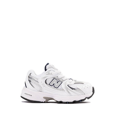 Main view of New Balance 530 Athletic Shoe - Baby / Toddler - White / Natural Indigo