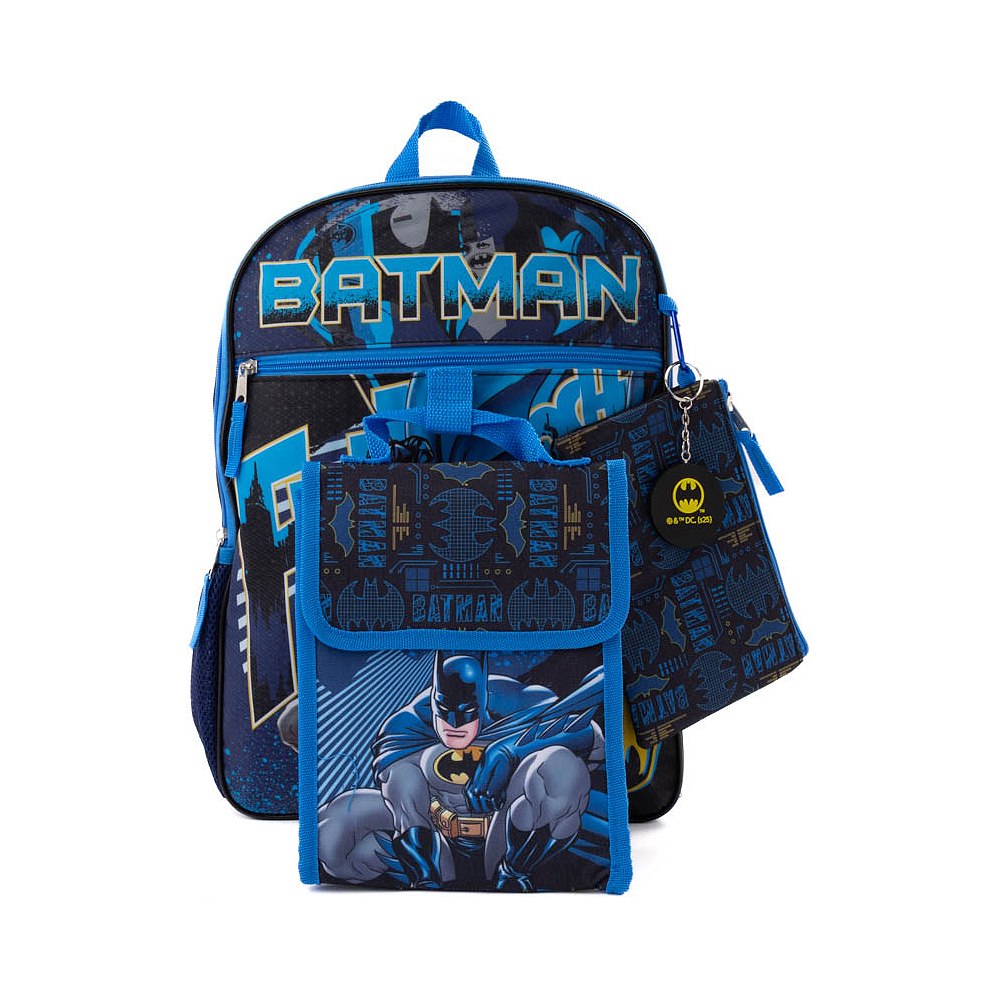 DC Comics Batman Backpack Set - Black