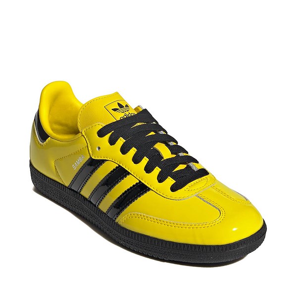 alternate view Womens adidas Samba OG Athletic Shoe - Yellow / Core Black / Silver MetallicALT5