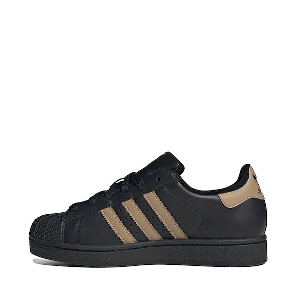 alternate view Womens adidas Superstar II Athletic Shoe - Core Black / Cardboard / Core BlackALT1