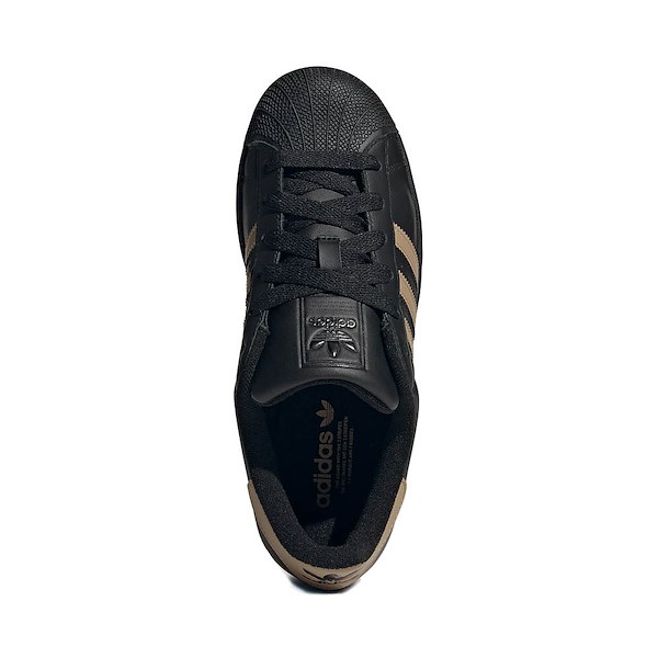 alternate view Womens adidas Superstar II Athletic Shoe - Core Black / Cardboard / Core BlackALT2