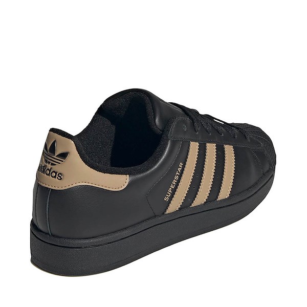 alternate view Womens adidas Superstar II Athletic Shoe - Core Black / Cardboard / Core BlackALT4