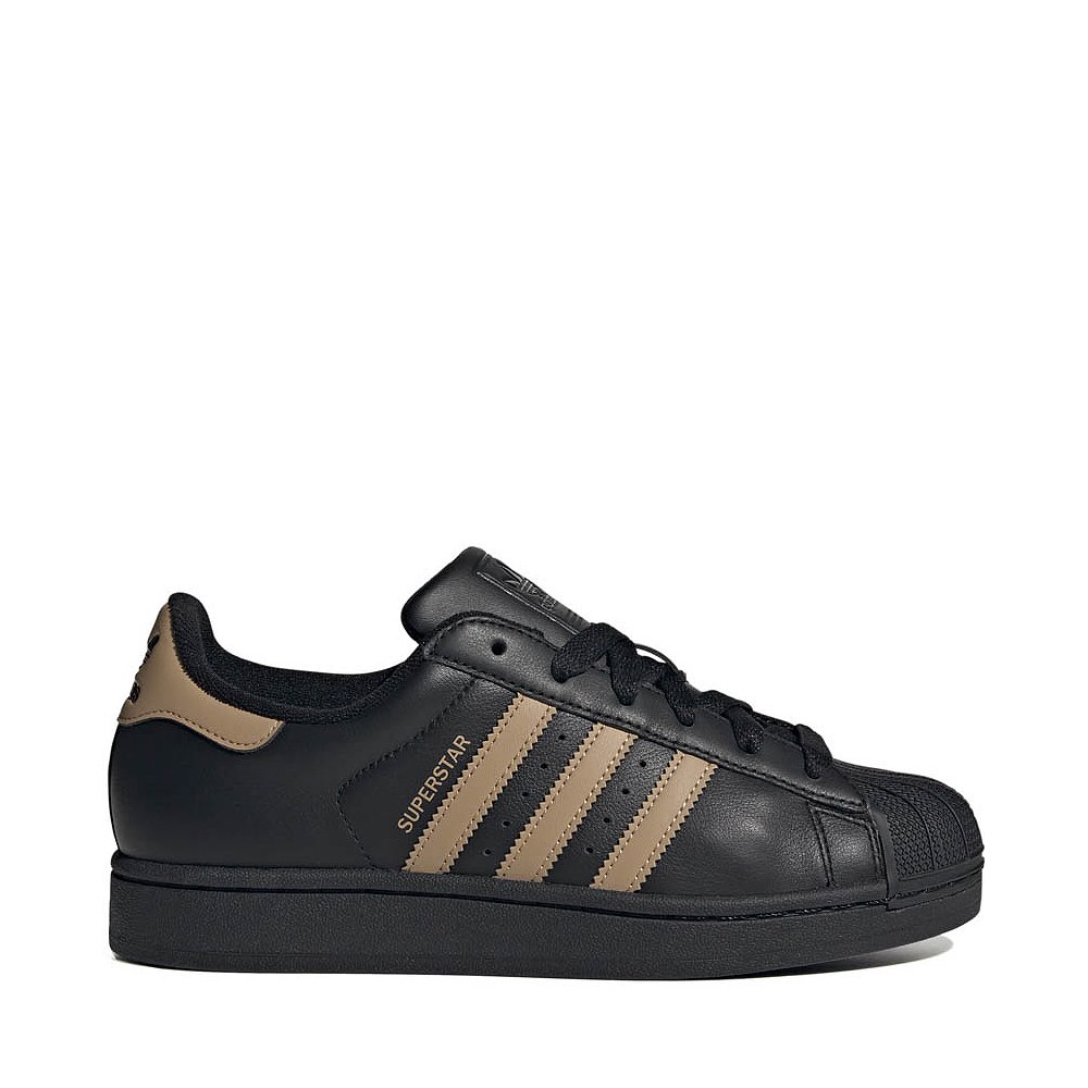 Womens adidas Superstar II Athletic Shoe - Core Black / Cardboard / Core Black