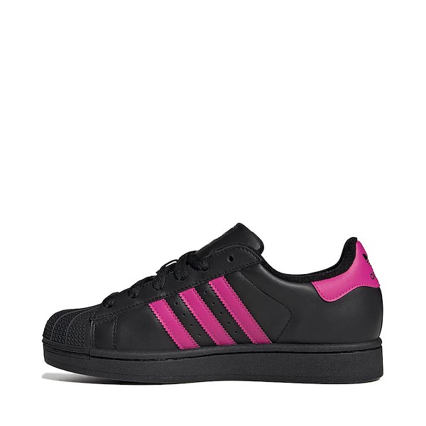 alternate view Womens adidas Superstar II Athletic Shoe - Core Black / Semi Lucid Fuchsia / Core BlackALT1