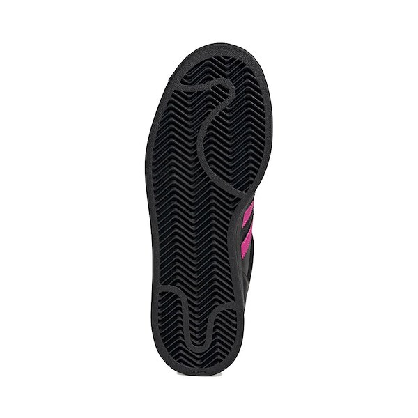 alternate view Womens adidas Superstar II Athletic Shoe - Core Black / Semi Lucid Fuchsia / Core BlackALT3