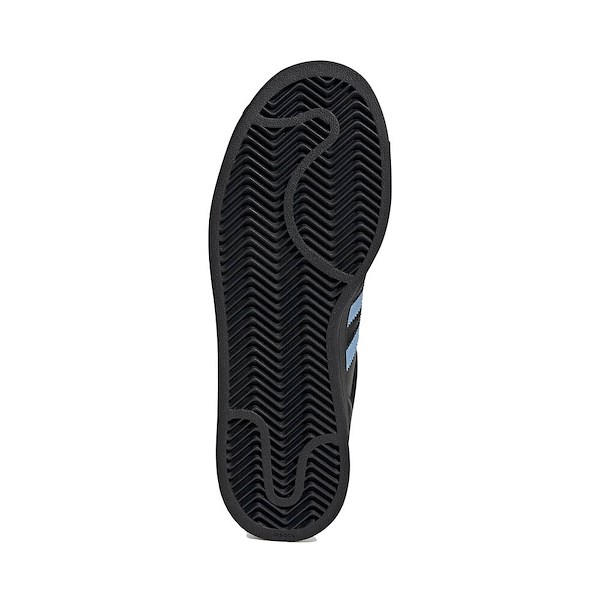 alternate view Womens adidas Superstar II Athletic Shoe - Core Black / Ash Blue / Core BlackALT3
