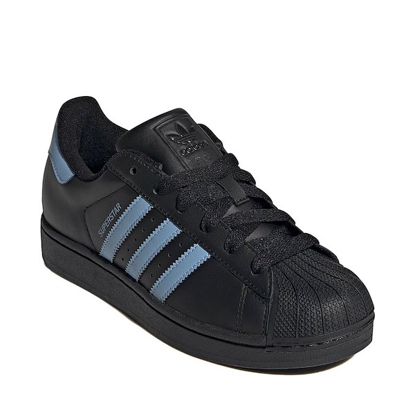 alternate view Womens adidas Superstar II Athletic Shoe - Core Black / Ash Blue / Core BlackALT5