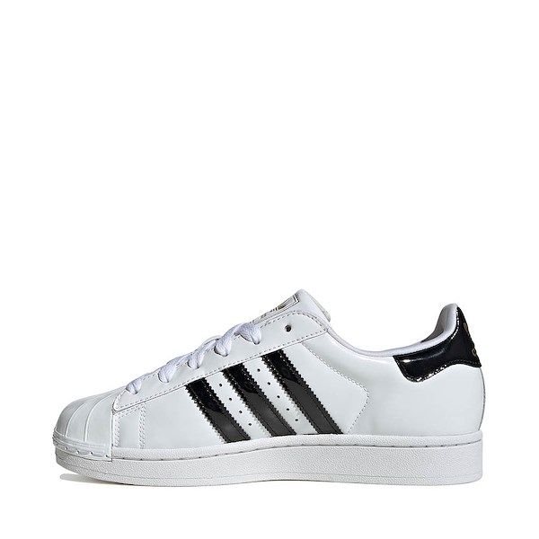 alternate view Womens adidas Superstar II Athletic Shoe - White / Core Black / Gold MetallicALT1