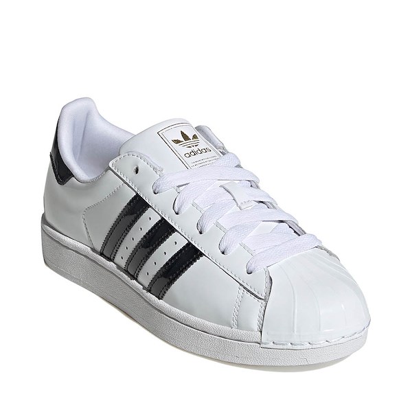 alternate view Womens adidas Superstar II Athletic Shoe - White / Core Black / Gold MetallicALT5