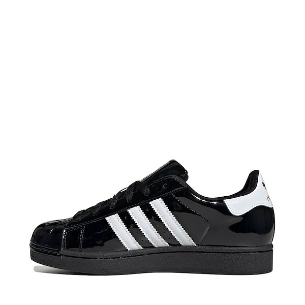 alternate view Womens adidas Superstar II Athletic Shoe - Core Black / White / Gold MetallicALT1