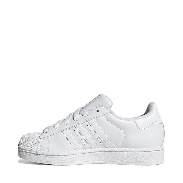 alternate view Womens adidas Superstar II Athletic Shoe - White / White / Core BlackALT1
