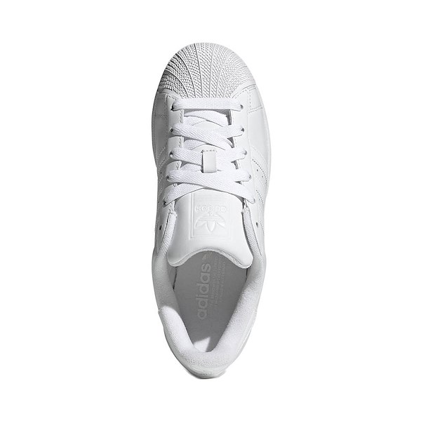 alternate view Womens adidas Superstar II Athletic Shoe - White / White / Core BlackALT2