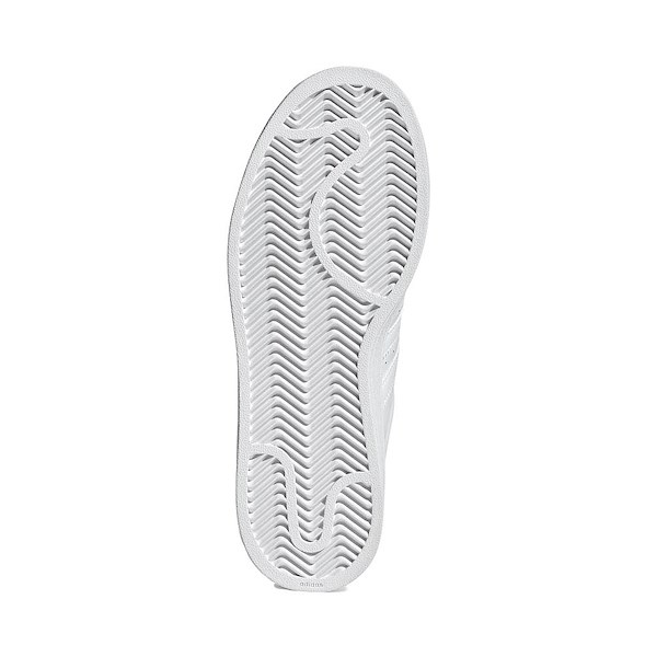 alternate view Womens adidas Superstar II Athletic Shoe - White / White / Core BlackALT3