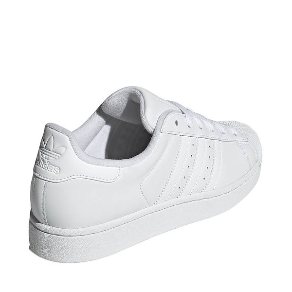 alternate view Womens adidas Superstar II Athletic Shoe - White / White / Core BlackALT4