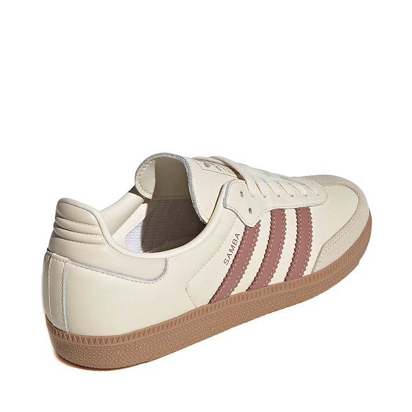 alternate view Womens adidas Samba OG Athletic Shoe - Cream White / Wonder White / Warm ClayALT4