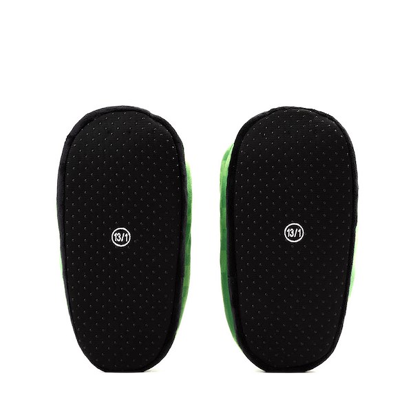 alternate view Minecraft 3D Plush Slipper - Little Kid / Big Kid - GreenALT3
