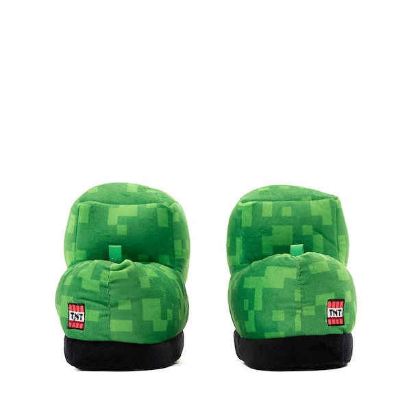 alternate view Minecraft 3D Plush Slipper - Little Kid / Big Kid - GreenALT4