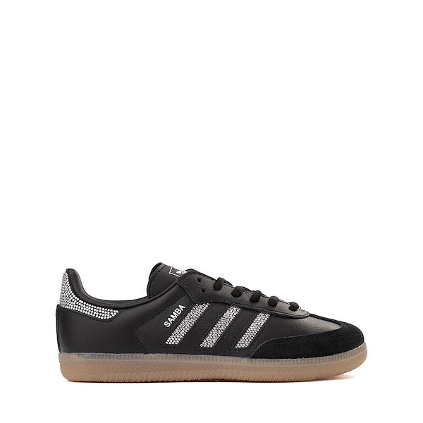 adidas Samba OG Athletic Shoe - Little Kid - Core Black / Core Black / Silver Metallic
