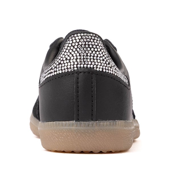 alternate view adidas Samba OG Athletic Shoe - Little Kid - Core Black / Core Black / Silver MetallicALT4