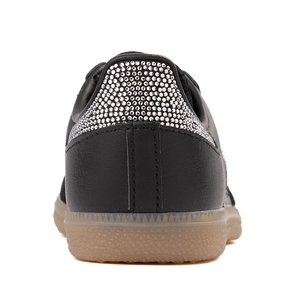 alternate view adidas Samba OG Athletic Shoe - Little Kid - Core Black / Core Black / Silver MetallicALT4