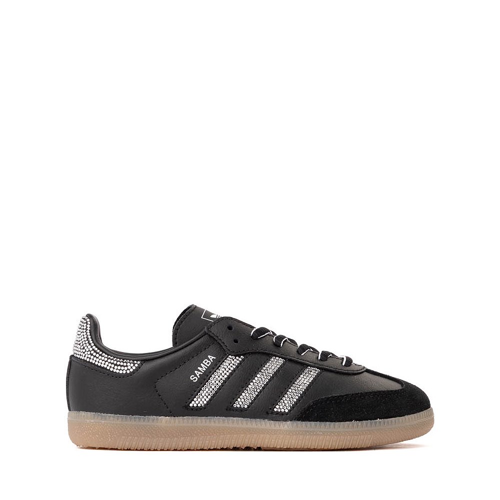 adidas Samba OG Athletic Shoe - Little Kid - Core Black / Core Black / Silver Metallic