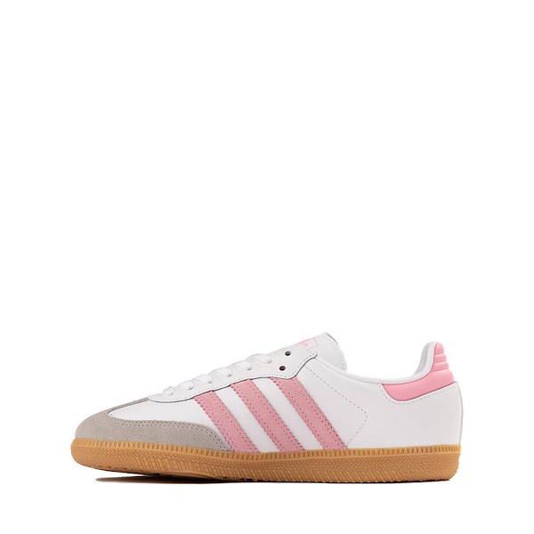 alternate view adidas Samba OG Athletic Shoe - Big Kid - White / Light Pink / GumALT1