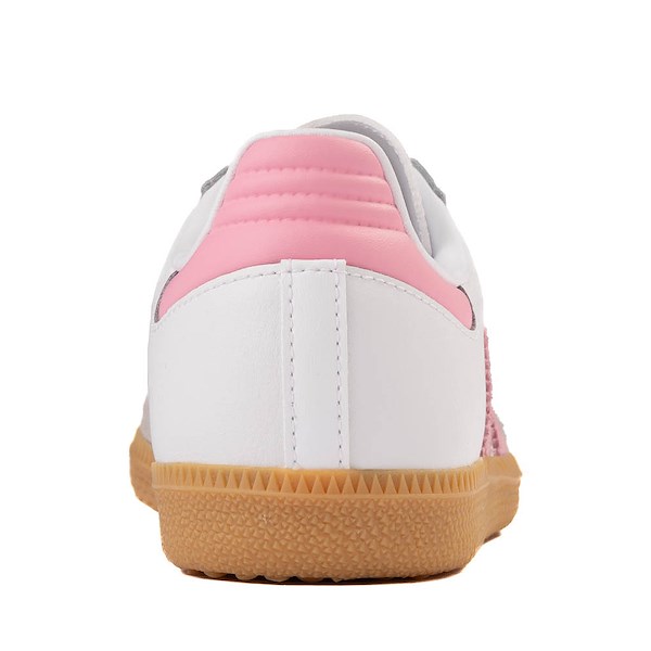 alternate view adidas Samba OG Athletic Shoe - Big Kid - White / Light Pink / GumALT4