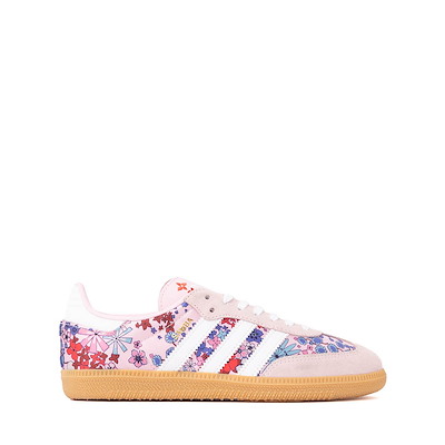 Main view of adidas x Liberty London Samba OG Athletic Shoe - Big Kid - Clear Pink / Cloud White / Gum