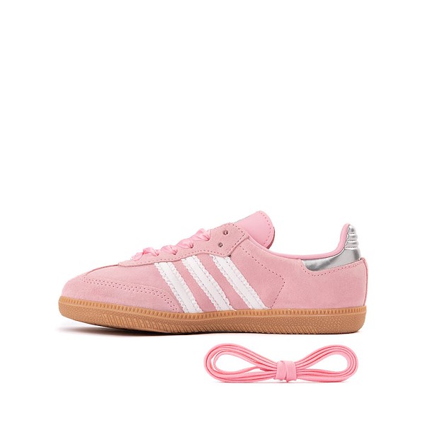 alternate view adidas Samba OG Athletic Shoe - Little Kid - Light PinkALT1