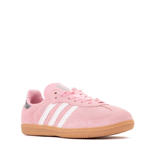 alternate view adidas Samba OG Athletic Shoe - Little Kid - Light PinkALT5