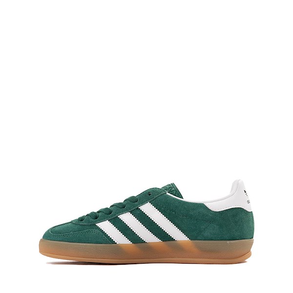alternate view adidas Gazelle Indoor Athletic Shoe - Big Kid - Collegiate Green / White / GumALT1