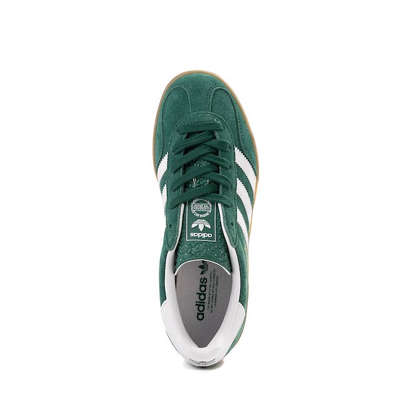 alternate view adidas Gazelle Indoor Athletic Shoe - Big Kid - Collegiate Green / White / GumALT2