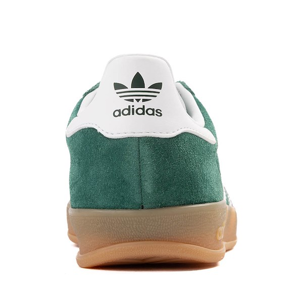 alternate view adidas Gazelle Indoor Athletic Shoe - Big Kid - Collegiate Green / White / GumALT4