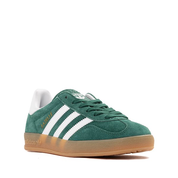 alternate view adidas Gazelle Indoor Athletic Shoe - Big Kid - Collegiate Green / White / GumALT5