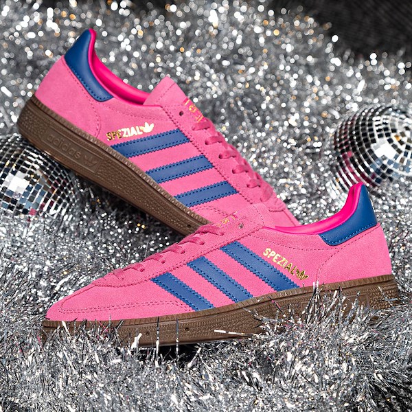 alternate view adidas Handball Spezial Athletic Shoe - Big Kid - Shock Pink / Dark Marine / GumHERO
