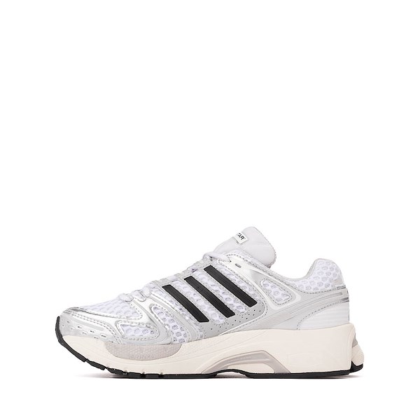 alternate view adidas Adistar Control 5 Athletic Shoe - Big Kid - White / Silver Metallic / Grey OneALT1