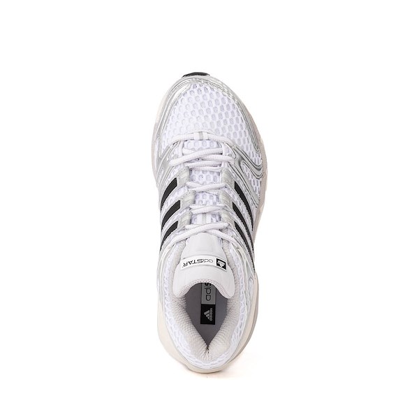 alternate view adidas Adistar Control 5 Athletic Shoe - Big Kid - White / Silver Metallic / Grey OneALT2