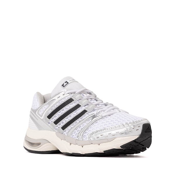 alternate view adidas Adistar Control 5 Athletic Shoe - Big Kid - White / Silver Metallic / Grey OneALT5