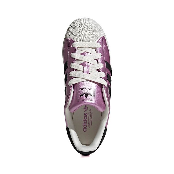alternate view Womens adidas Superstar II Athletic Shoe - Preloved Purple / Core Black / Off WhiteALT2