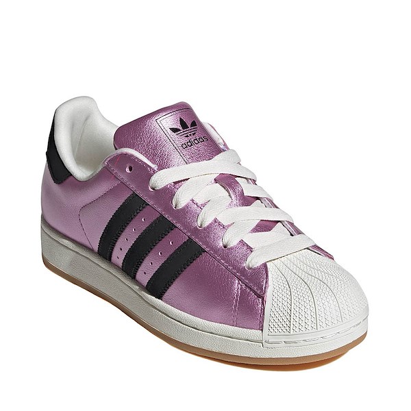 alternate view Womens adidas Superstar II Athletic Shoe - Preloved Purple / Core Black / Off WhiteALT5