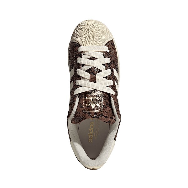 alternate view Womens adidas Superstar II Athletic Shoe - Preloved Brown / Cream White / AluminaALT2