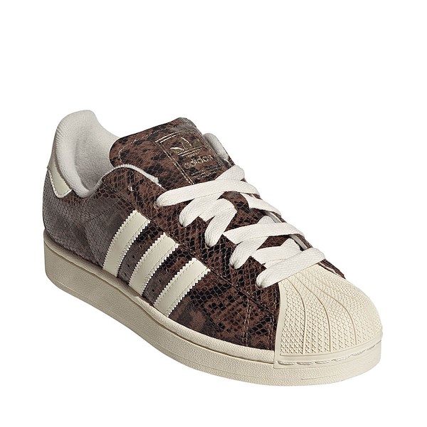 alternate view Womens adidas Superstar II Athletic Shoe - Preloved Brown / Cream White / AluminaALT5