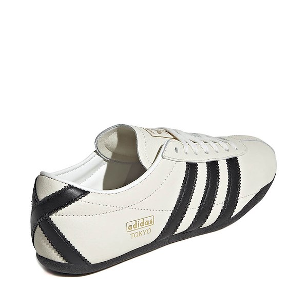 alternate view Womens adidas Tokyo Athletic Shoe - Off White / Core Black / Gold MetallicALT4