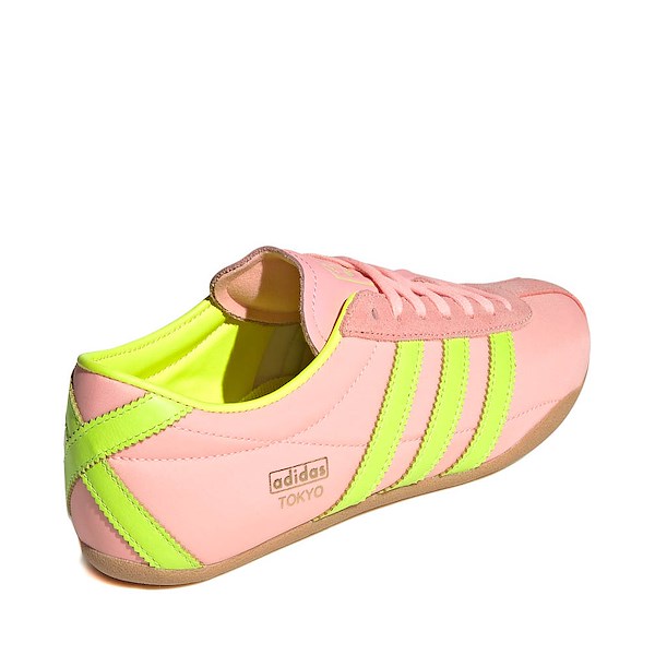 alternate view Womens adidas Tokyo Athletic Shoe - Glow Pink / Solar Yellow / GumALT4