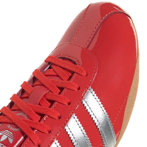 alternate view Womens adidas Tokyo Athletic Shoe - Red / Silver Metallic / GumALT2B
