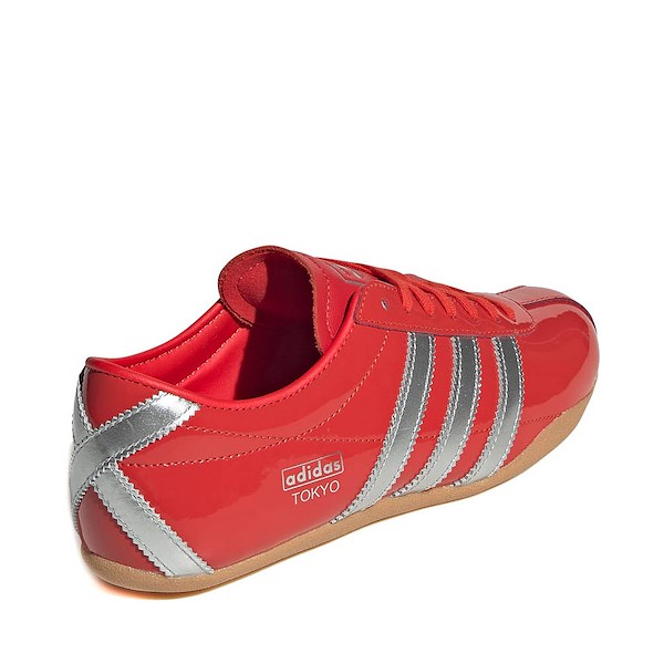 alternate view Womens adidas Tokyo Athletic Shoe - Red / Silver Metallic / GumALT4