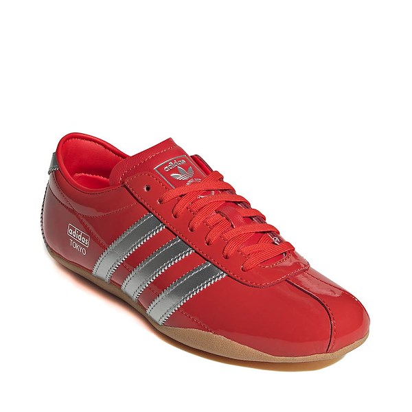 alternate view Womens adidas Tokyo Athletic Shoe - Red / Silver Metallic / GumALT5