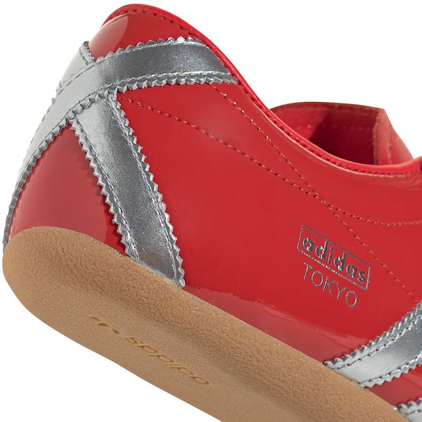 alternate view Womens adidas Tokyo Athletic Shoe - Red / Silver Metallic / GumALT5B
