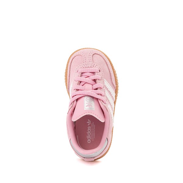 alternate view adidas Samba OG Comfort Closure Elastic Lace Athletic Shoe - Baby / Toddler - Light PinkALT2