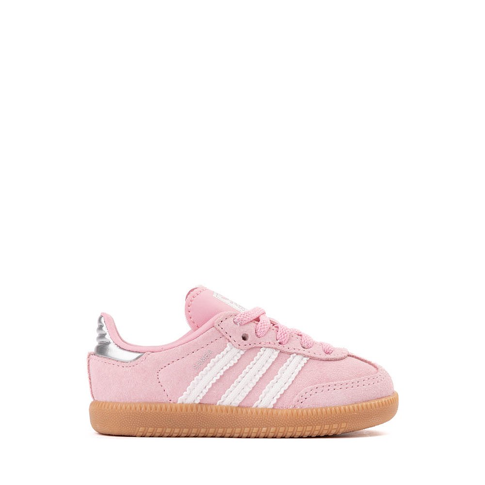 adidas Samba OG Comfort Closure Elastic Lace Athletic Shoe - Baby / Toddler - Light Pink